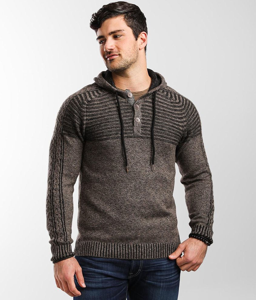 Outpost Makers Henley Hooded Sweater front view