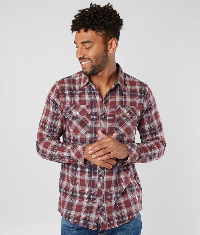 Departwest Woven Flannel Shirt front view