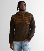★COOR★ Wool Blend Buckle Yarn Hooded Sweater Black CXE4KT0 MUSINSA | COOR Wool Blend Buckle Yarn Hooded Sweater (Black)