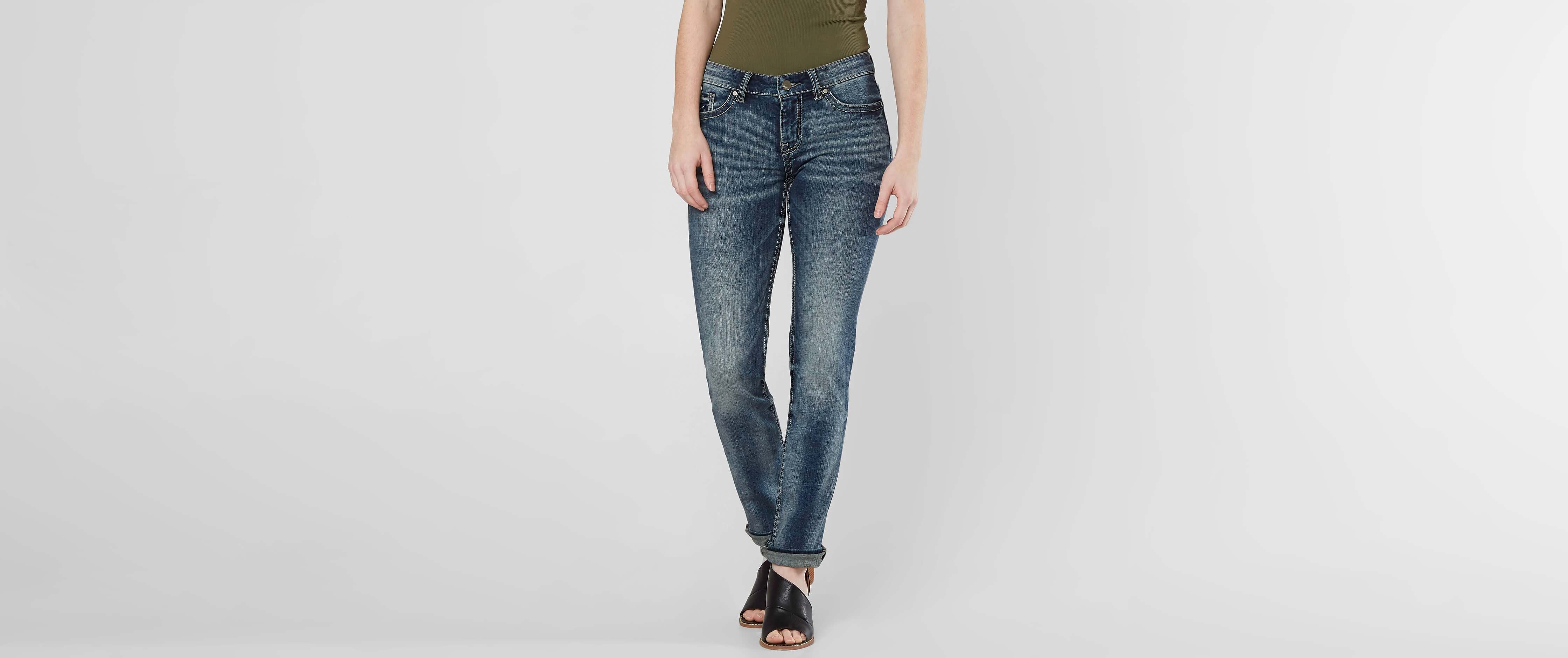 BKE Stella Mid-Rise Straight Stretch Jean