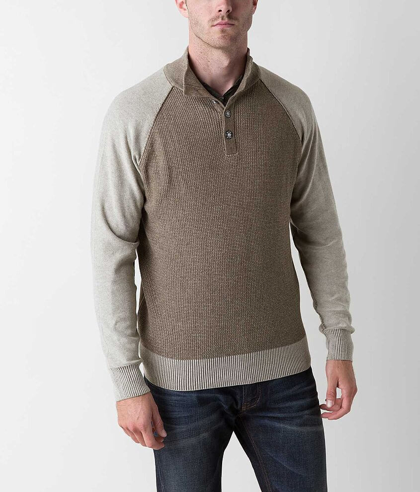 BKE Gates Henley Sweater front view