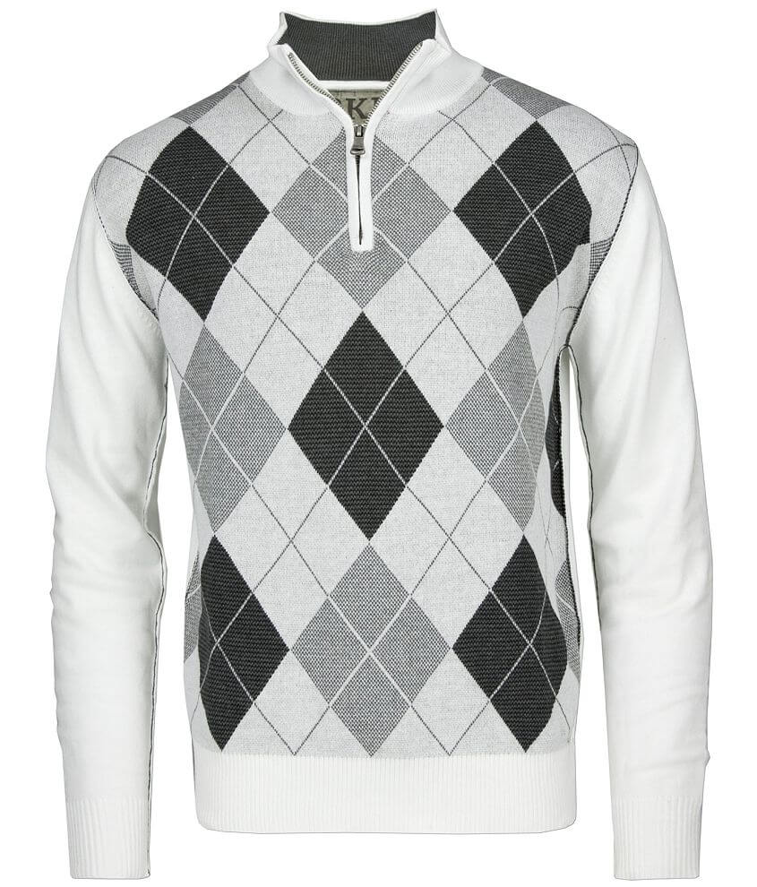 BKE Barton Argyle Sweater front view