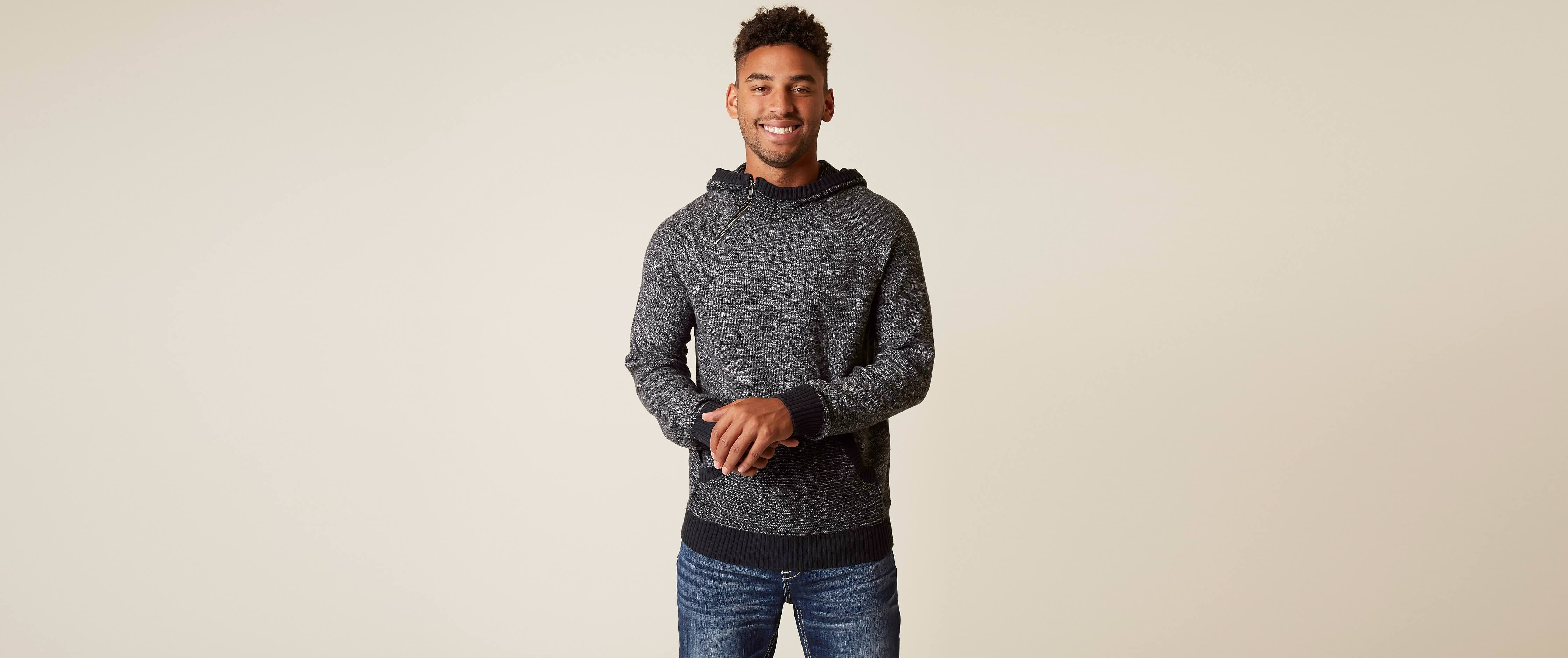 trash nouveau shawl neck sweater