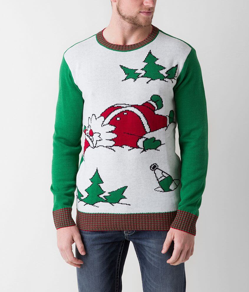Ugly Christmas Sweater Santa Sweater front view