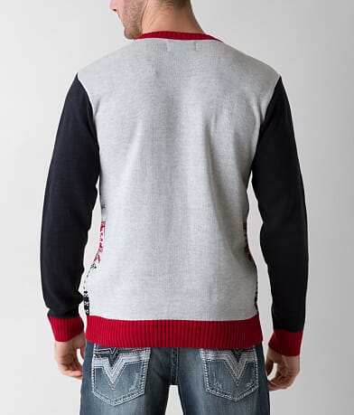 Ugly Christmas Sweater Birthday Boy Sweater BACK