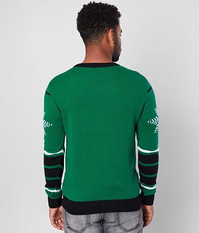 Ugly Christmas Sweater Oh Snap Gingerbread Sweater BACK