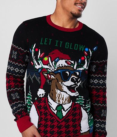 Ugly Christmas Sweater Let It Glow Sweater MISC_DETAIL_1