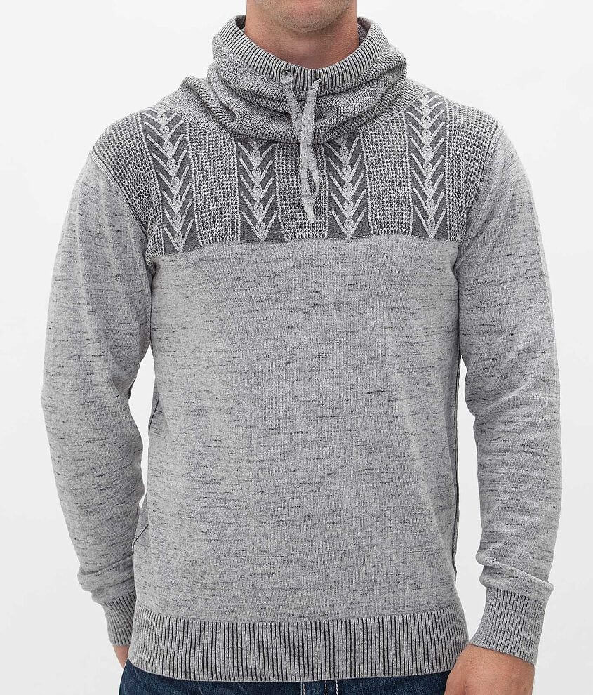 Mens sweater cowl on sale neck