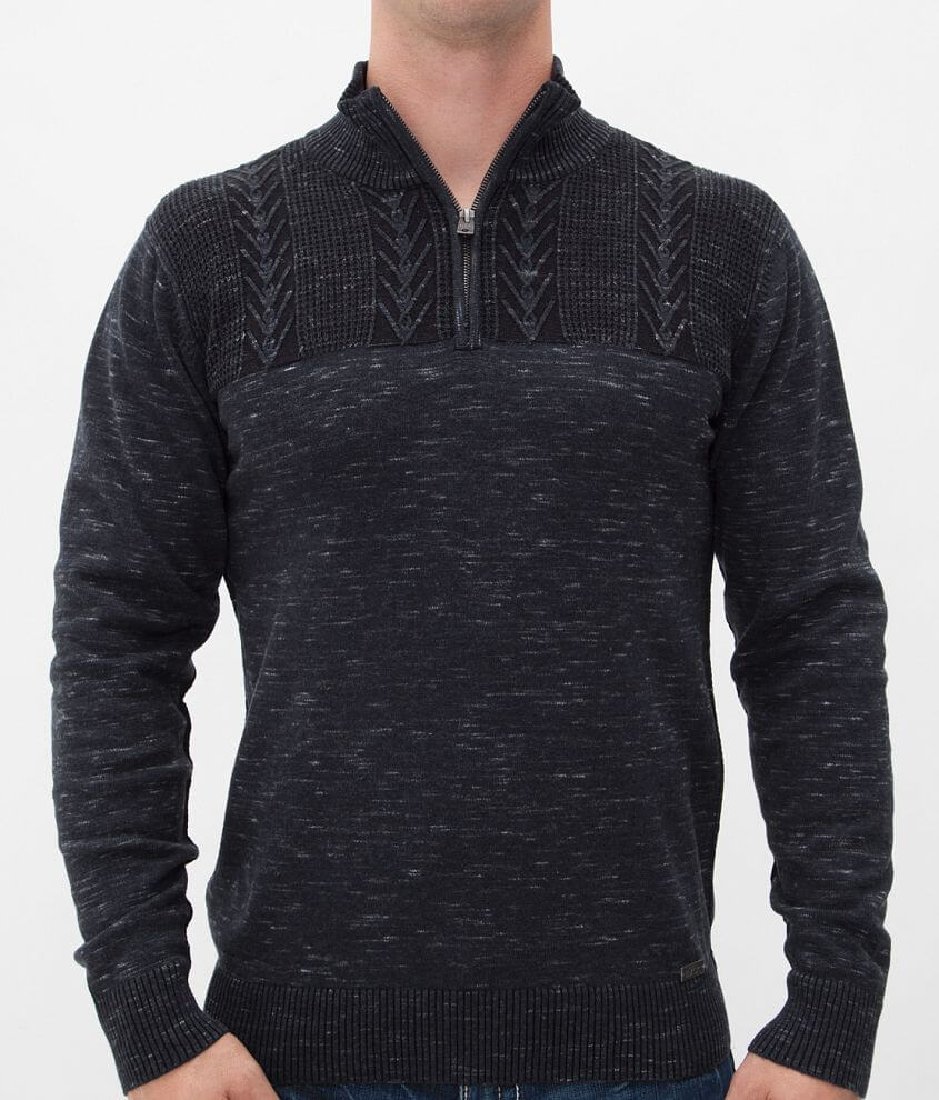 Buckle Black Polished Cloud Nine Sweater front view