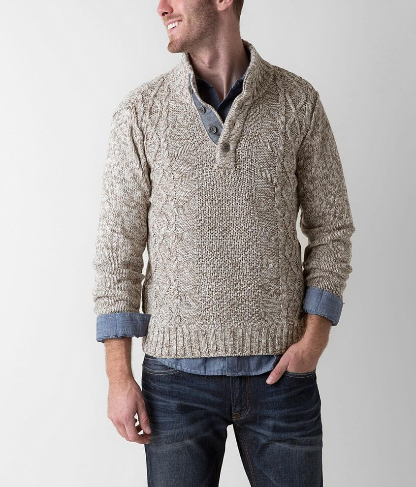 J.B. Holt Bowery Jefferson Henley Sweater front view