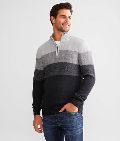 J.B. Holt Quarter Zip Sweater front view