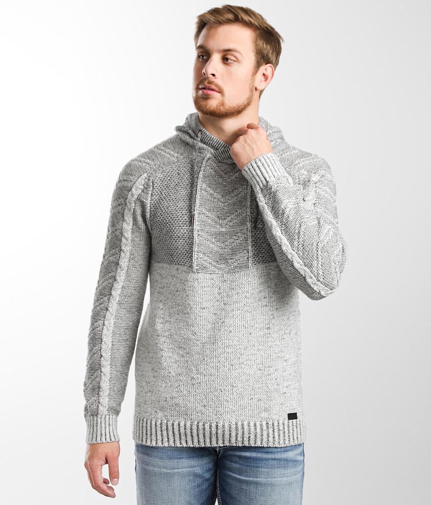 Outpost Makers Crossover Hooded Sweater - Men's Sweaters in Cream | Buckle