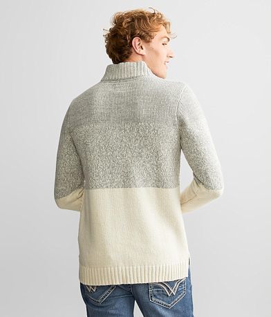 Outpost Makers Mixed Yarn Toggle Sweater BACK