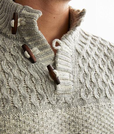 Outpost Makers Mixed Yarn Toggle Sweater MISC_DETAIL_1