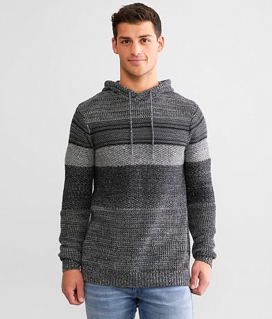 Outpost Makers Ribbed Knit Hooded Sweater - Men's Sweaters in Fired Brick