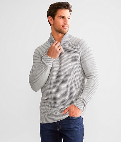 Outpost Makers Ribbed Knit Hooded Sweater - Men's Sweaters in Fired Brick