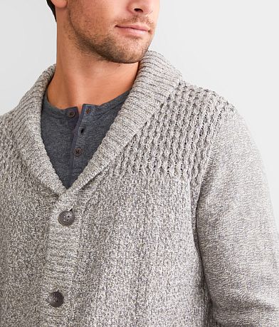 Outpost Makers Collared Cardigan Sweater misc detail 1 view