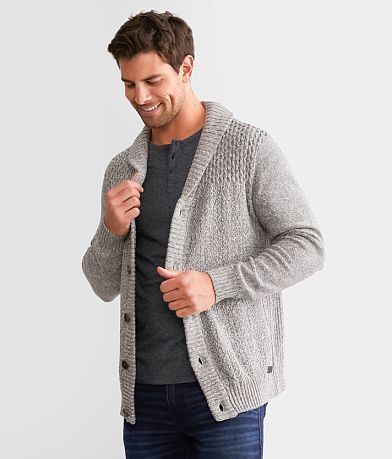 Outpost Makers Collared Cardigan Sweater full right side view