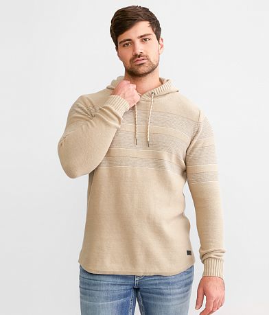 Outpost Makers Ribbed Knit Hooded Sweater - Men's Sweaters in Fired Brick
