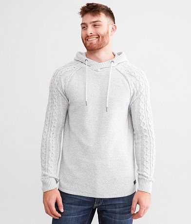 Outpost Makers Ribbed Knit Hooded Sweater - Men's Sweaters in Fired Brick