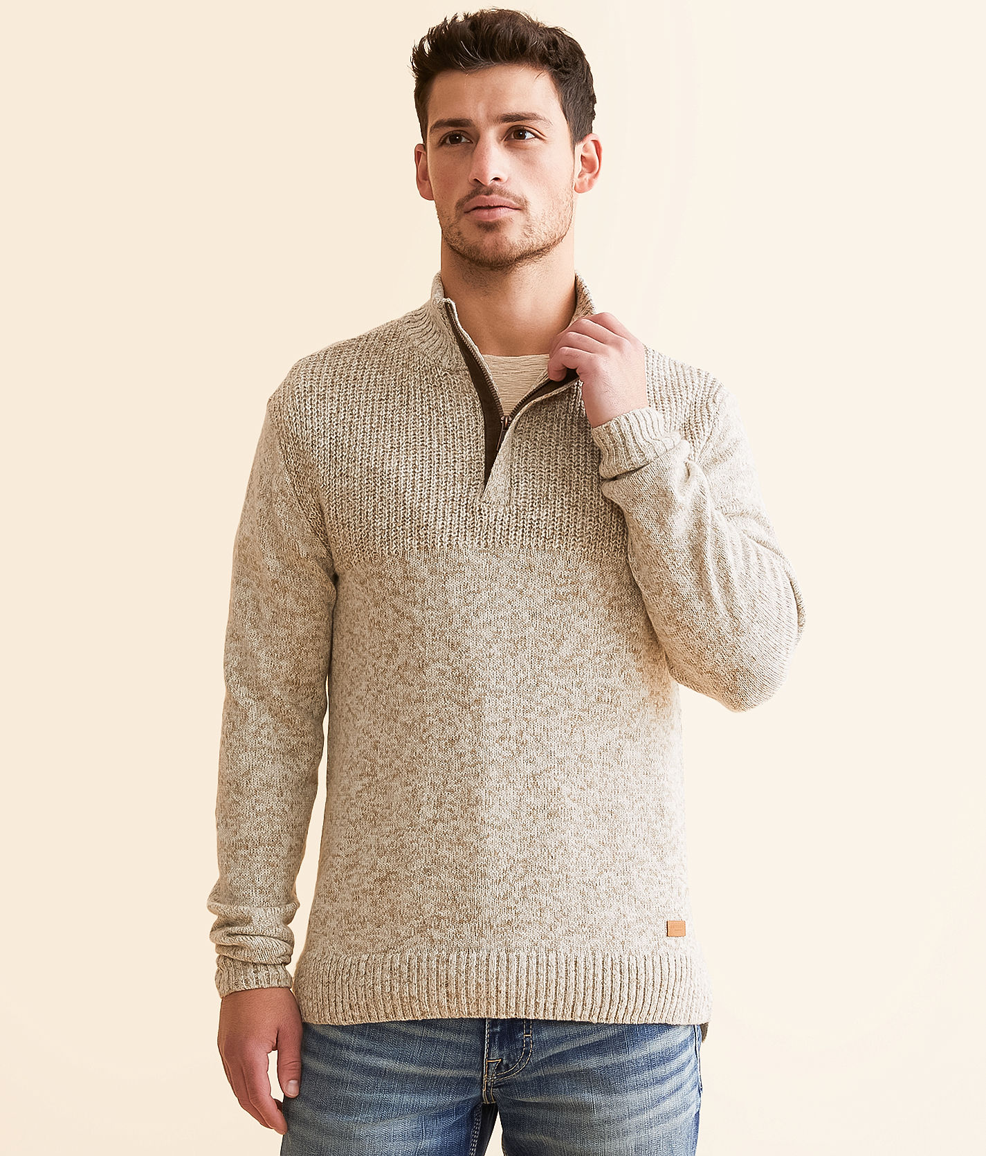 Outpost Makers Quarter Zip Sweater - Men's Sweaters in Wild