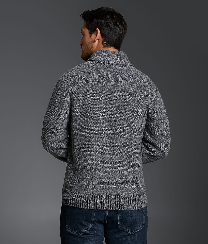 Cable Knit Shawl Sweater