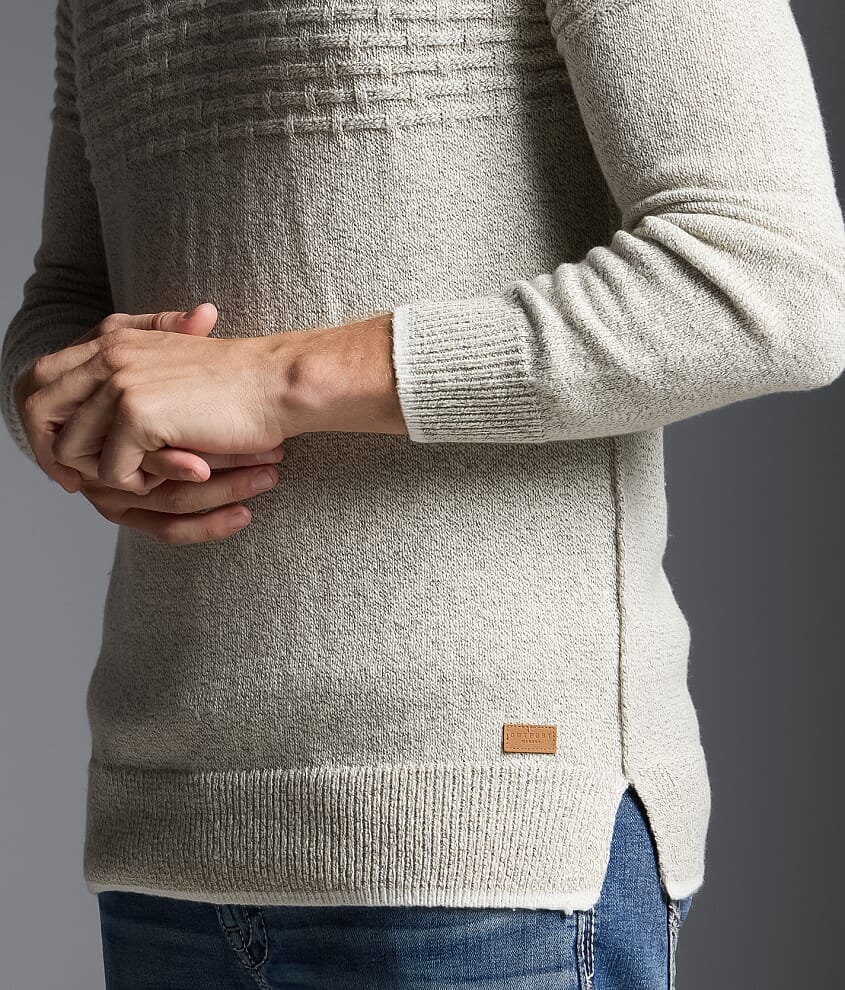 Quarter Snap Marled Sweater