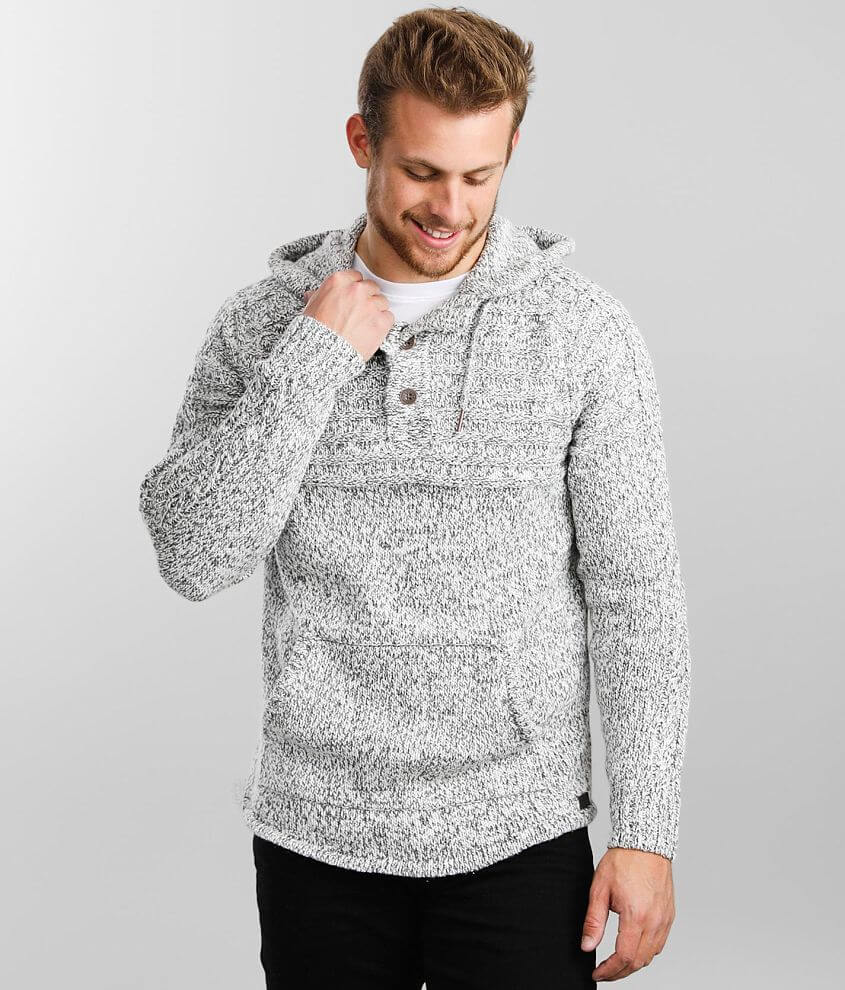 Outpost Makers Hooded Henley Sweater - Men's Sweaters in Cream | Buckle