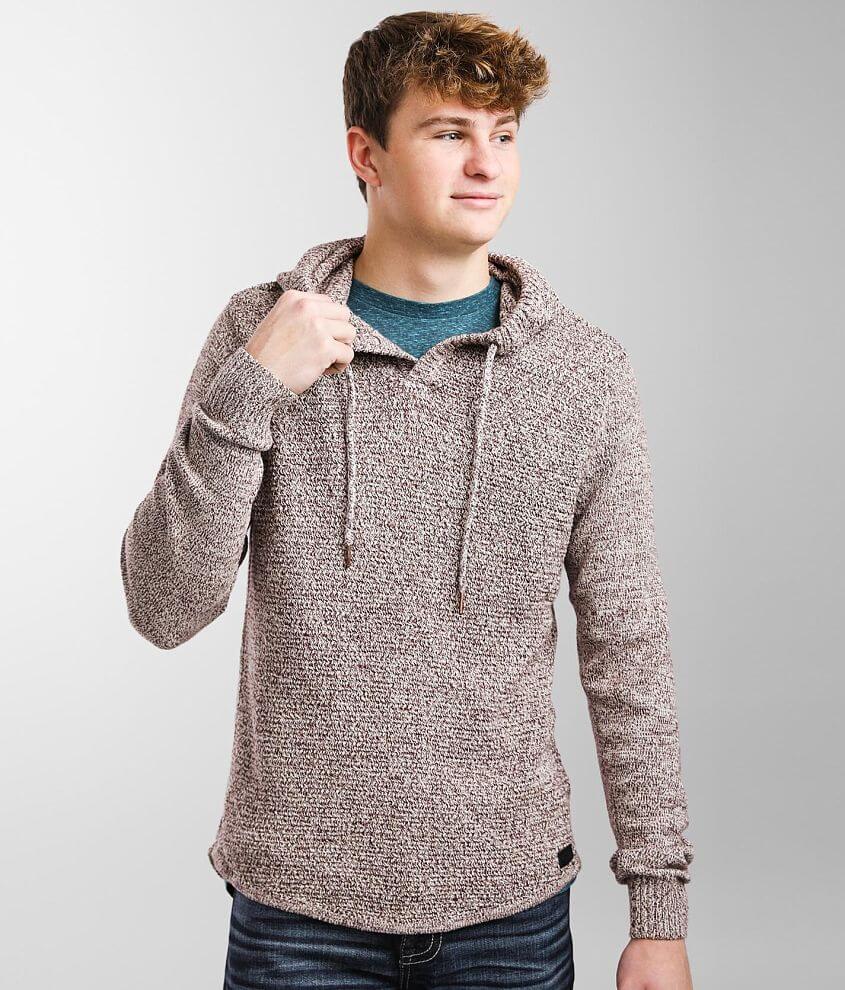 Outpost Makers Mixed Yarn Hooded Sweater - Men's Sweaters in Port | Buckle
