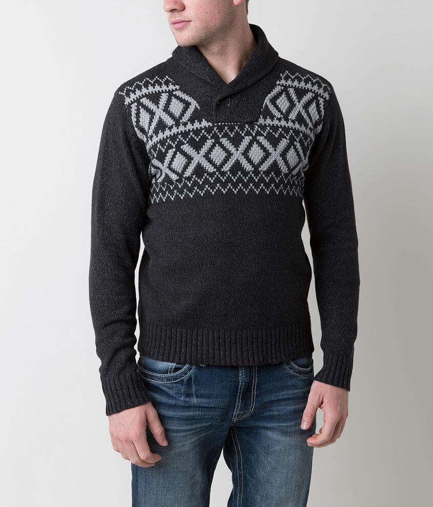 Outpost Makers Heathered Henley Sweater front view