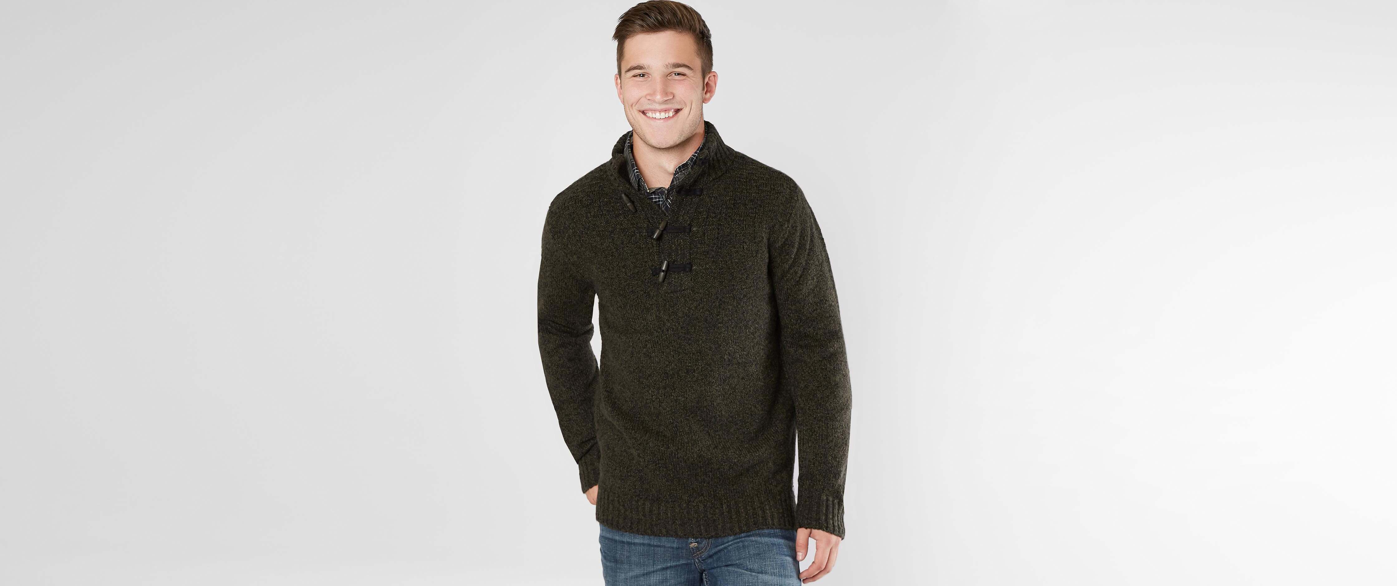 Outpost Makers Toggle Henley Sweater