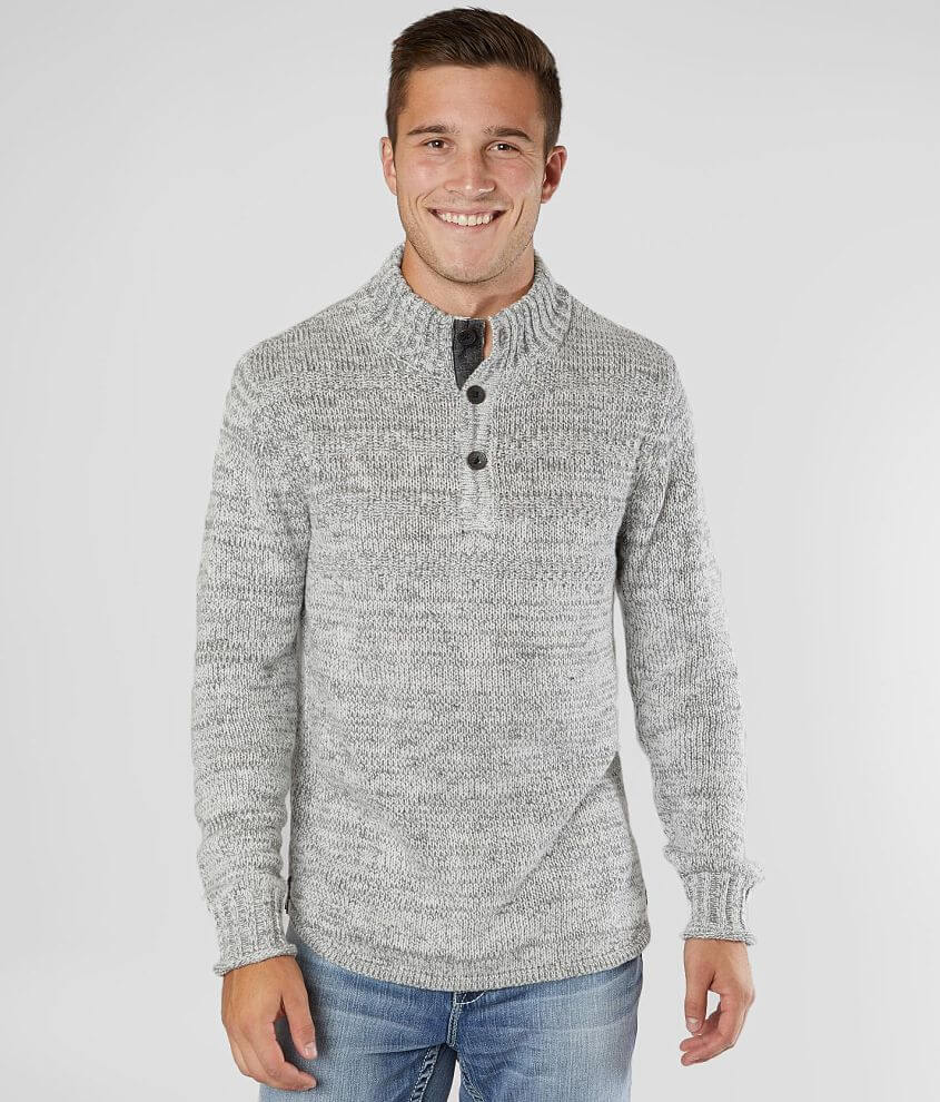 Outpost Makers Marled Henley Sweater front view
