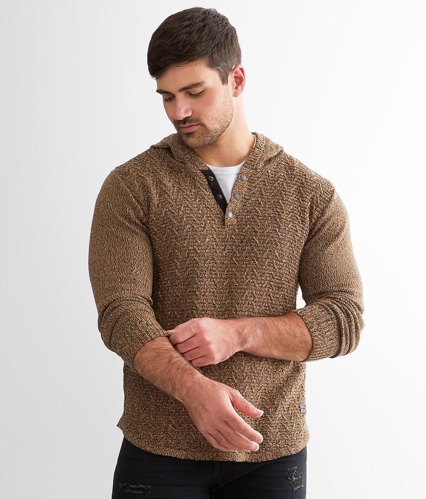 Henley cheap hooded sweater