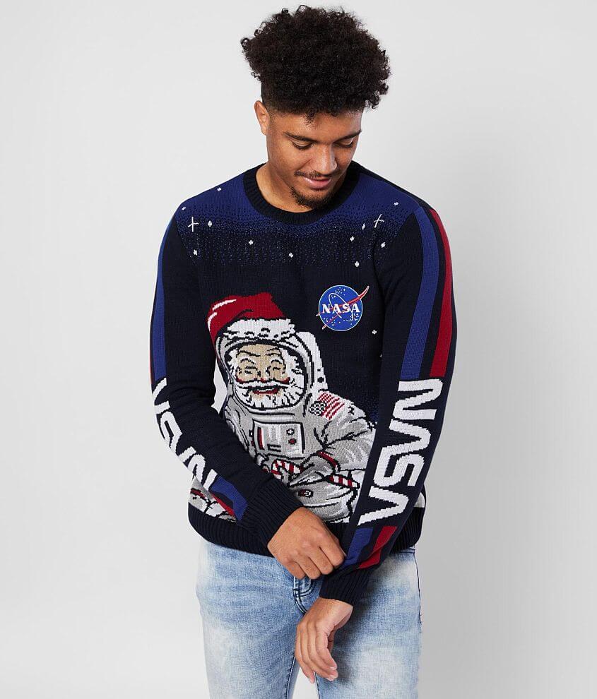 hoe te gebruiken Om toevlucht te zoeken boerderij Ugly Christmas Sweater Santa NASA Sweater - Men's Sweaters in Twilight |  Buckle