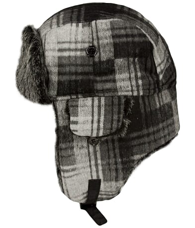 BKE Plaid Trapper Hat misc detail 1 view