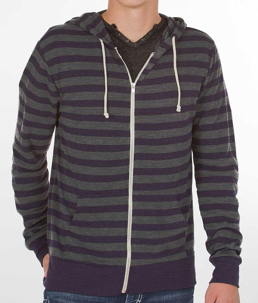 Vivid Trim Zip-Up Hoodie - Men - OBSOLETES DO NOT TOUCH