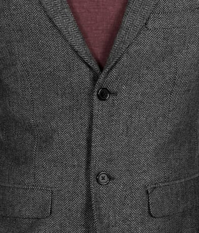 Threads 4 Thought Herringbone Blazer FRONT_DETAIL