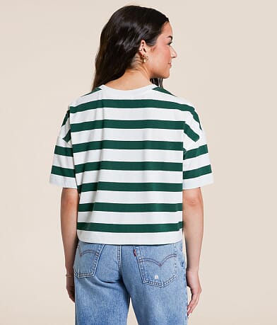 FITZ + EDDI Boxy Striped T-Shirt back view