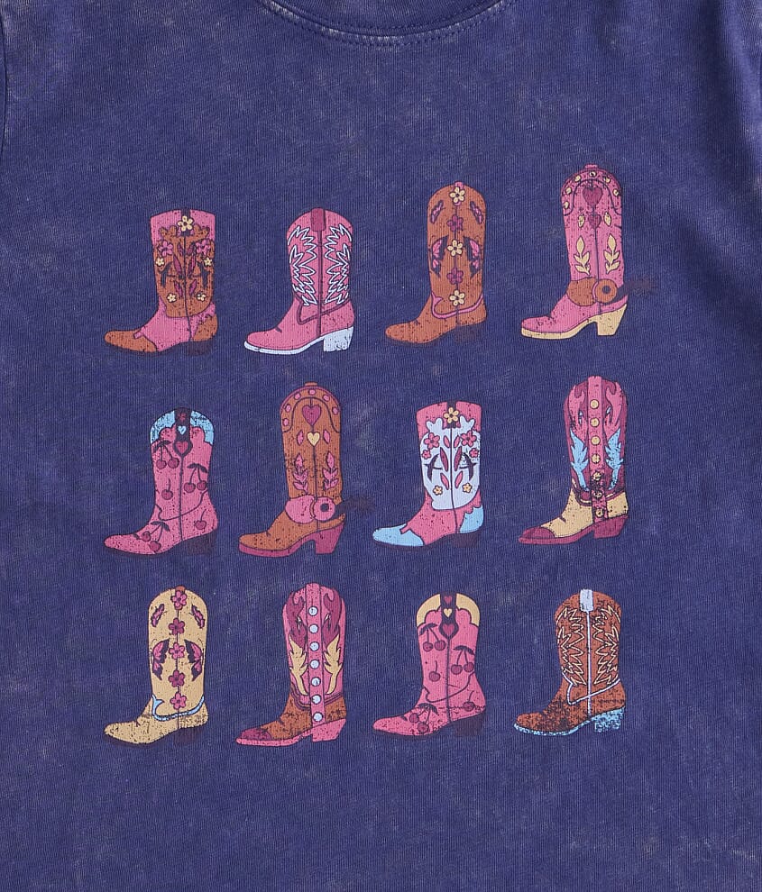 Girls - Cowgirl Boots T-Shirt