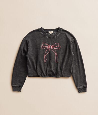 Girls - Bow Pullover