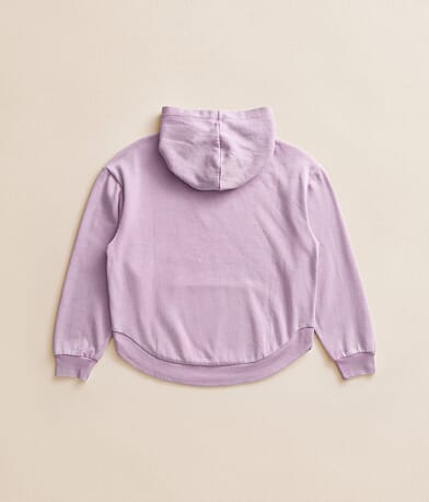 Girls - Ribbed Inset Hooded Sweatshirt thumbnail 2