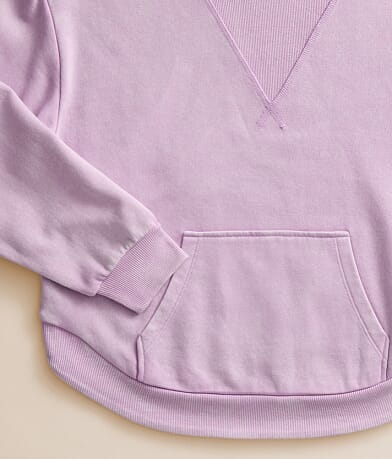 Girls - Ribbed Inset Hooded Sweatshirt thumbnail 3