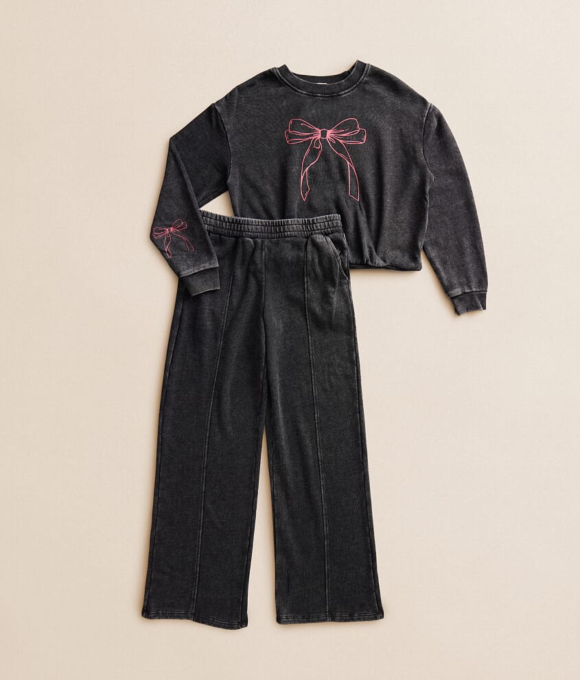 Girls - Wide Leg Sweatpant