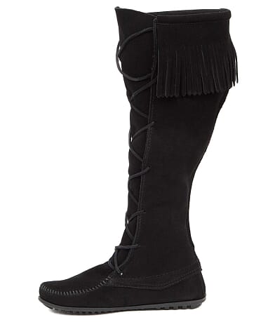 Minnetonka Fringe Moccasin Boot MISC_DETAIL_1