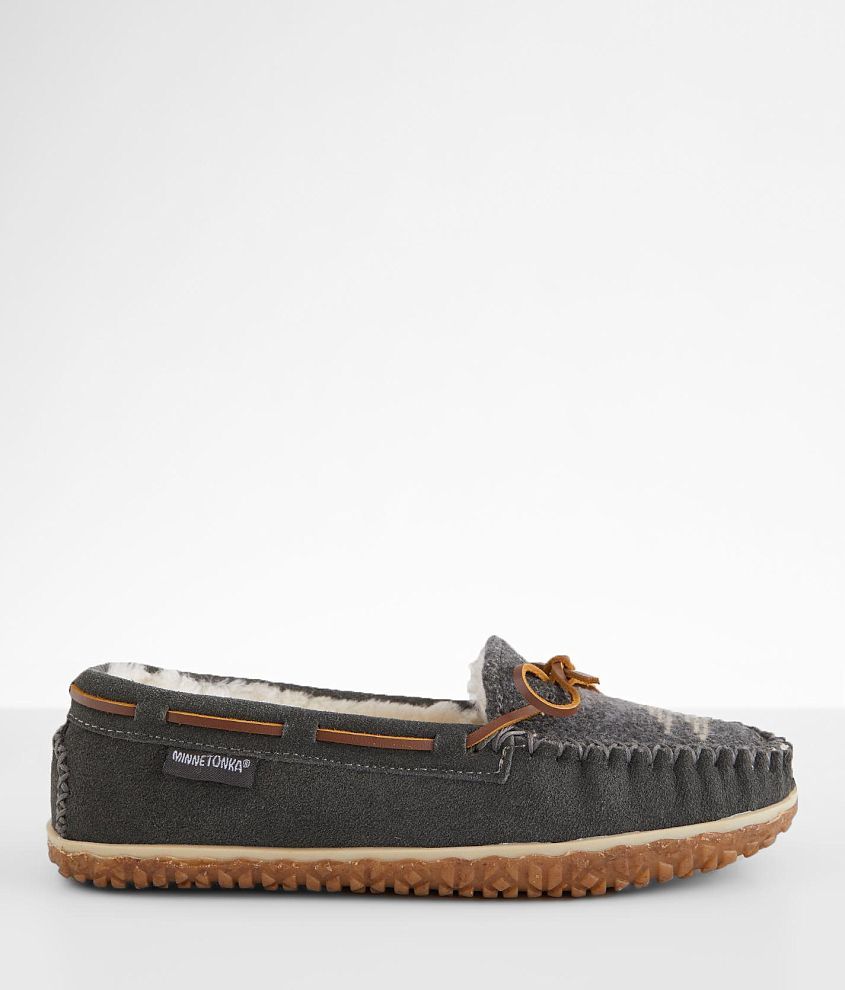 Minnetonka&#174; Tilia Suede Moccasin Slipper front view