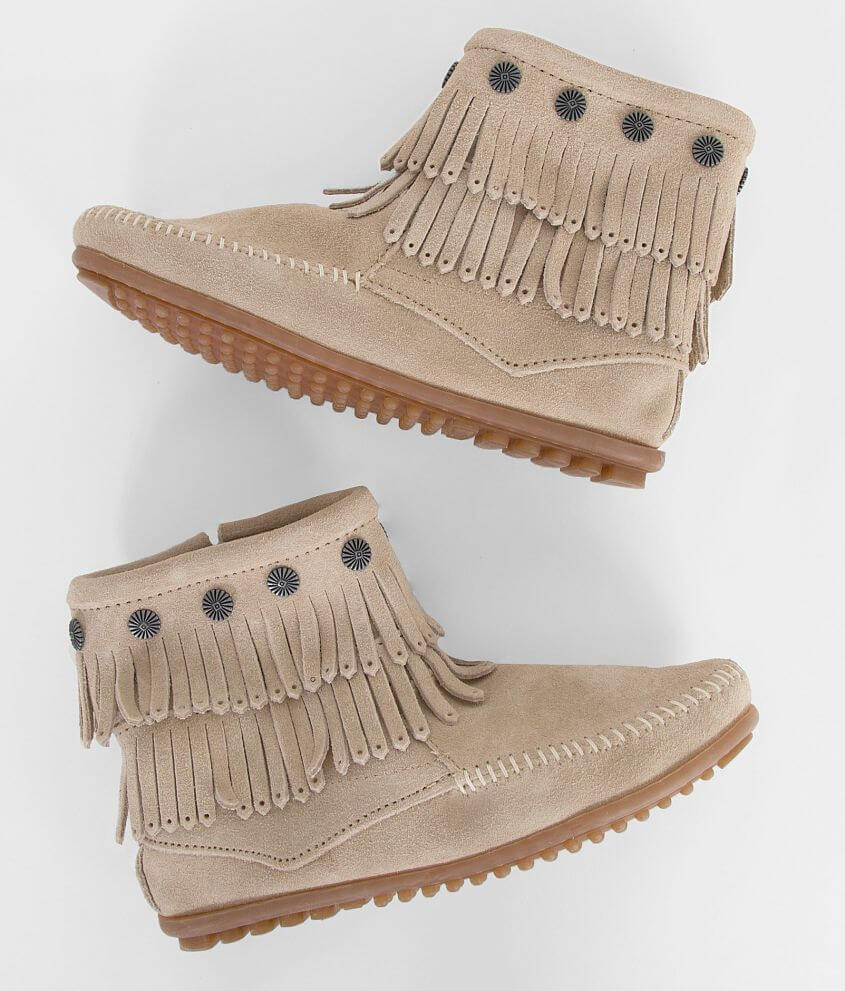 Minnetonka Double Fringe Boot front view