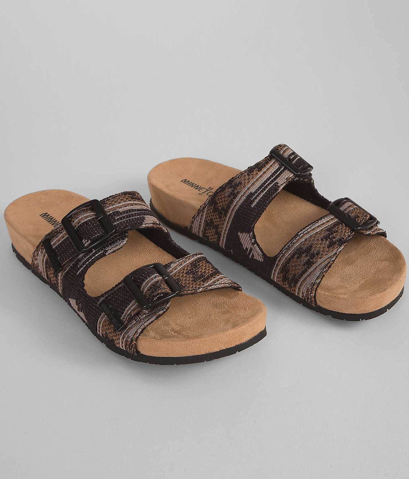 Minnetonka festival gypsy footbed sandal clearance