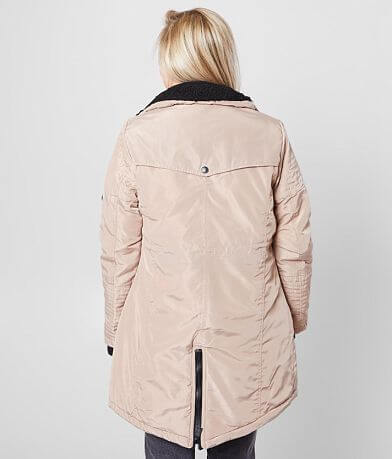 XOXO&#174; Quilted High Low Hem Hooded Coat MISC_DETAIL_1