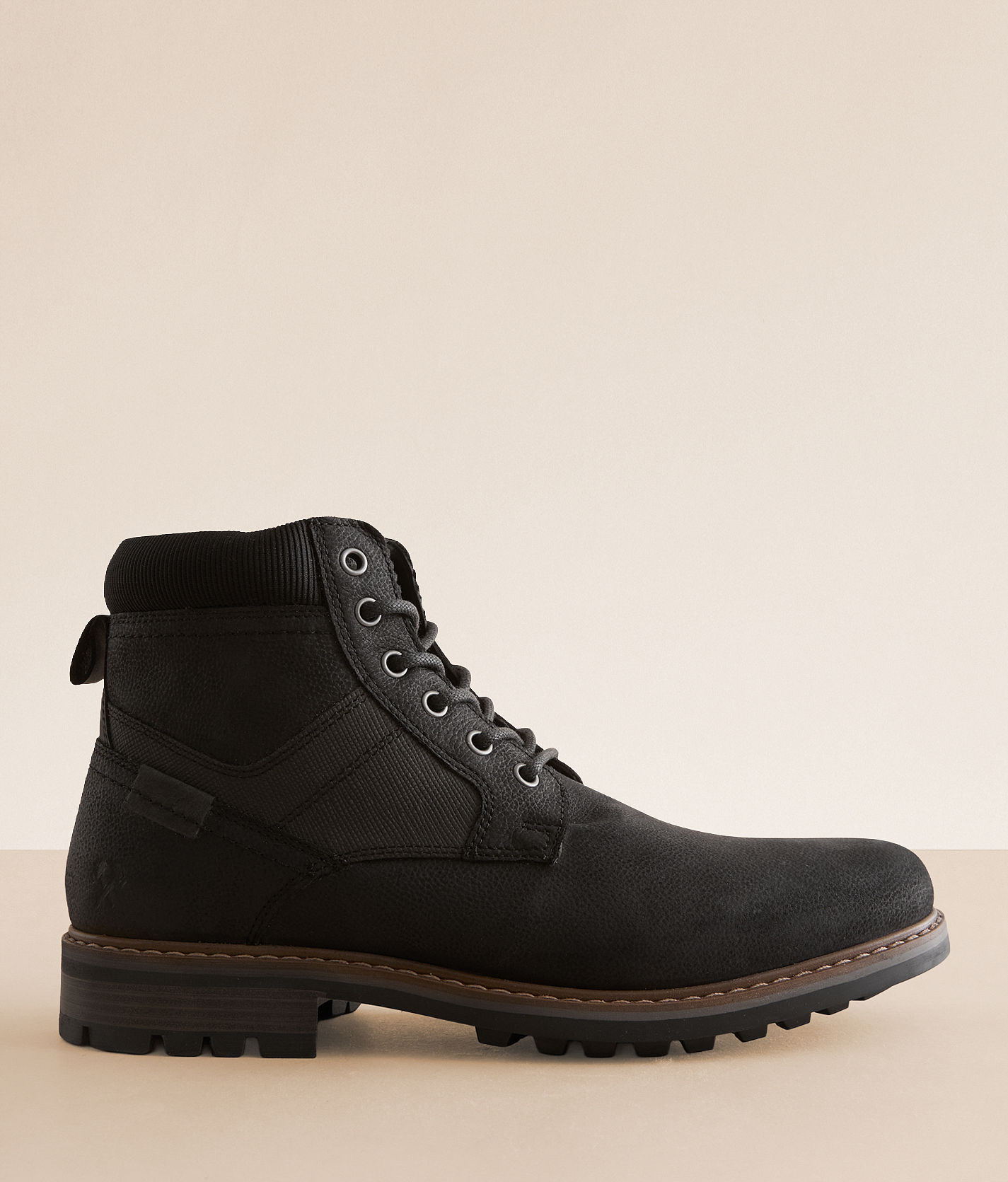 BUCKLE OUTPOST MAKERS BLACK LEATHER EVERET BOOTS SIZE 10.5 1e06013b919e2b2a4e695fe733a34d  main image 2