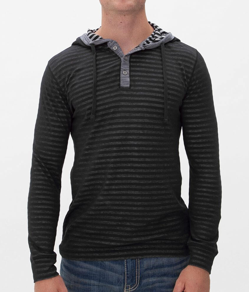 BKE Hudson Henley Hoodie front view